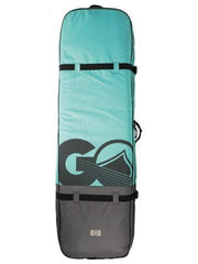 For twin tip rider on the move, the Liquid Force Coffin Bag fits two 140-cm boards, three kites, plus harness, bars, and accessories.