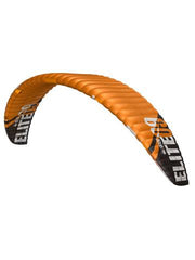 The Liquid Force Elite kiteboarding and snowkiting kite in orange available online through Adrenalised Boardsports.