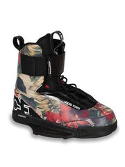 Liquid Force LFK kiteboard bindings in Aloha color.