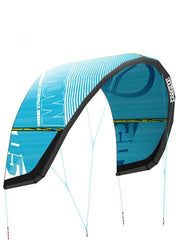 The Liquid Force WOW V3 wave specific 3-strut design kite in blue color available through Adrenalised Boardsports.