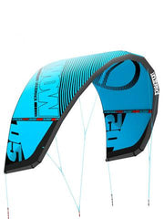 The Liquid Force WOW V3 wave specific 3-strut design kite in dark blue color available through Adrenalised Boardsports.