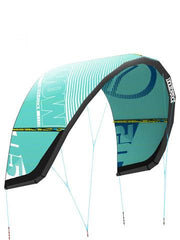 The Liquid Force WOW V3 wave specific 3-strut design kite in green color available through Adrenalised Boardsports.