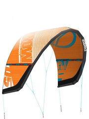 The Liquid Force WOW V3 wave specific 3-strut design kite in orange color available through Adrenalised Boardsports.